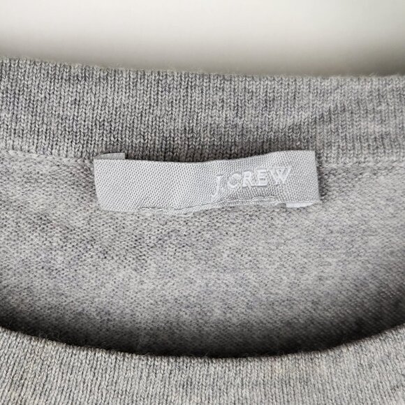 J. Crew Striped Mixed Media Knit Raglan Sleeve Crewneck Sweater sz S? - Picture 3 of 9